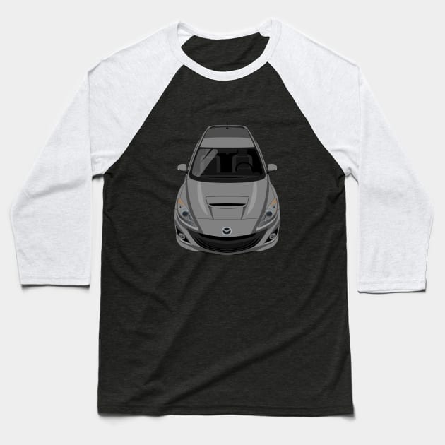 Mazdaspeed 3 2nd gen 2010-2013 - Grey Baseball T-Shirt by jdmart